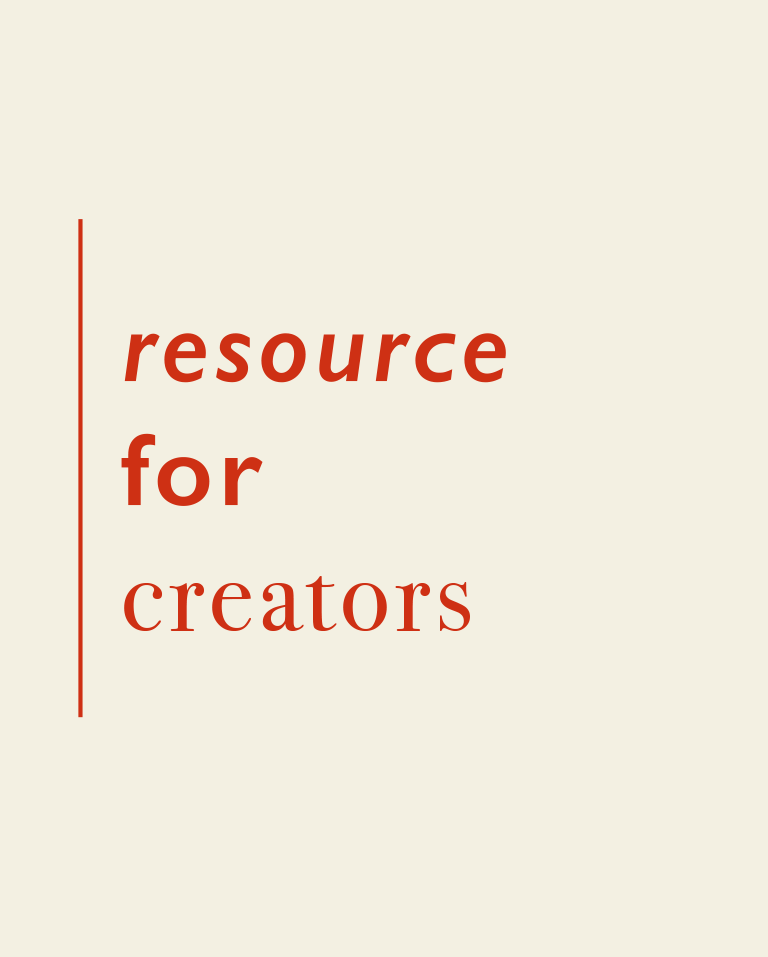 resource for creators